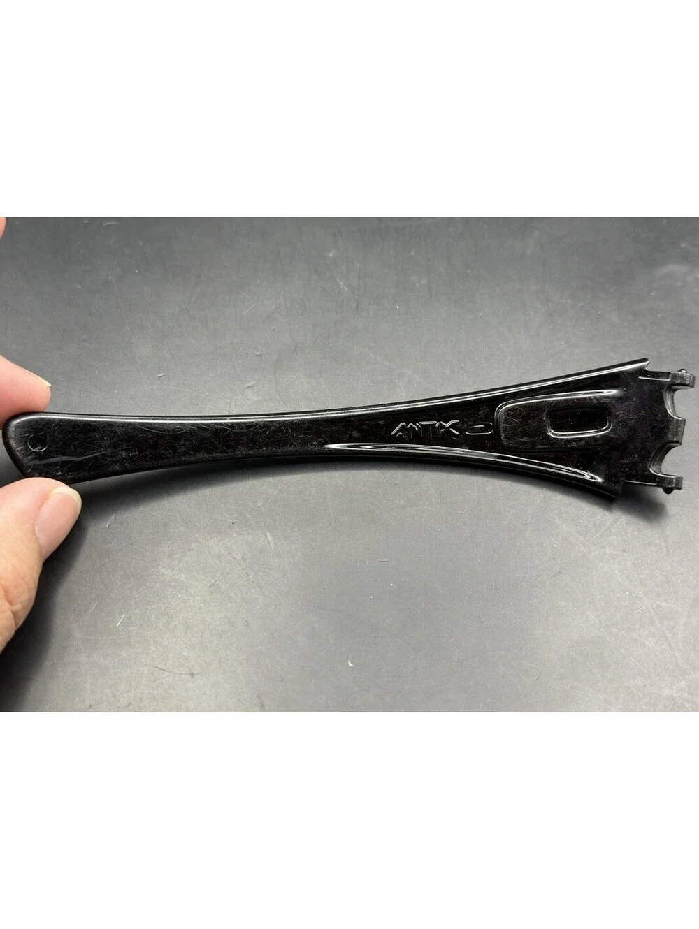 Oakley Antix Polished Black Koi Print OEM Left Replacement Arm